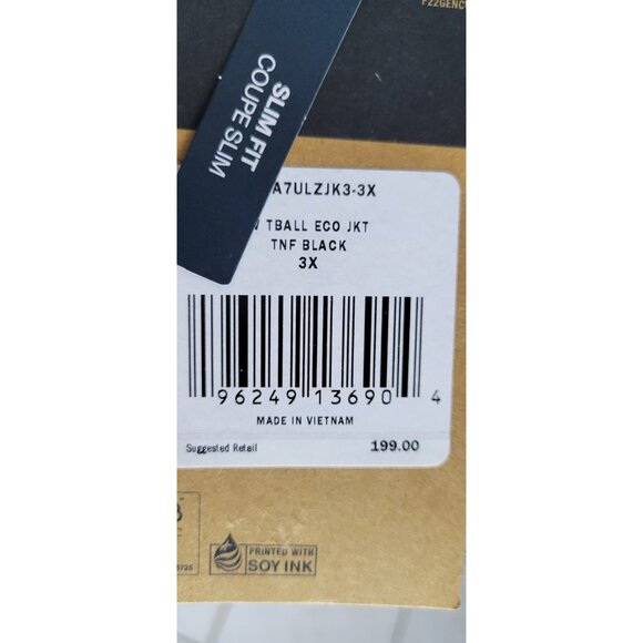 The North Face Eco ThermoBall  Jacket • Men’s 3X • BLACK Slim Fit Coupe Slim - Picture 4 of 11